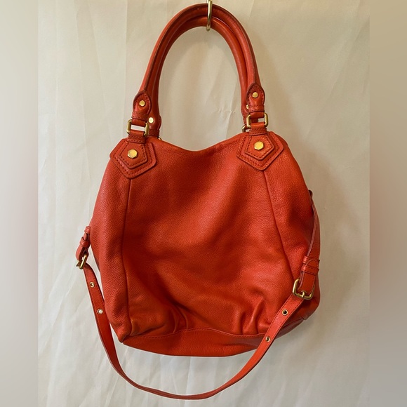 Marc by Marc Jacobs tote orange gently used - Picture 3 of 4